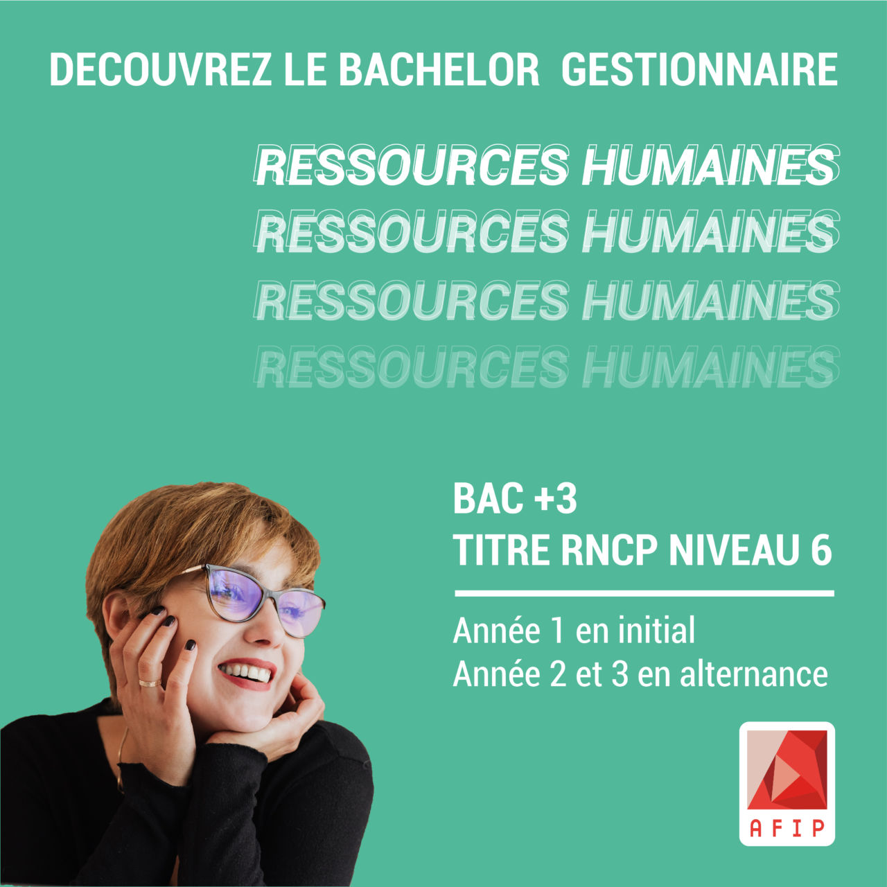 Bachelor gestionnaire ressources humaines - école AFIP Formations Lyon Villeurbanne CFA 