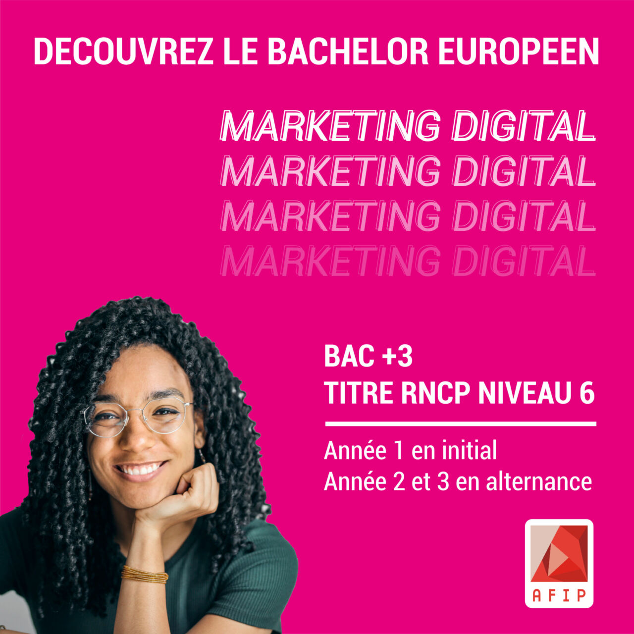 Bachelor marketing digital - AFIP formations Lyon Villeurbanne