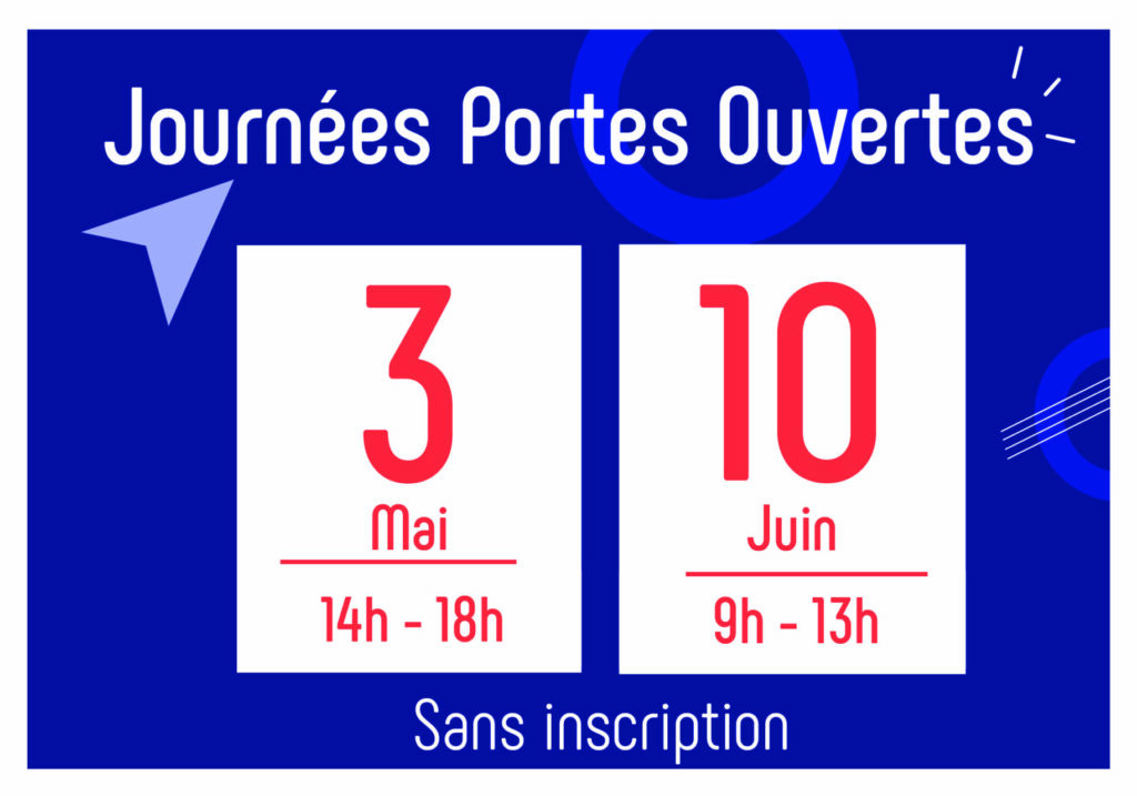 Afip evenements jpo 3 mai 10 juin